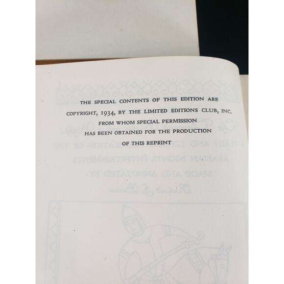 The Book Of The Thousand Nights and a Night, Burton, 1934, Vol 1-6 Heritage - Picture 7 of 16